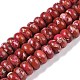 Gefärbte synthetische imperiale Jaspisperlenstränge&nbsp;G-P529-E01-A06-1