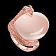 Real Rose Gold Plated Graceful Tin Alloy Cat Eye Animal Finger Rings for Women RJEW-BB01101-8B-2