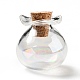 Счастливая сумка в форме стеклянной пробки бутылки орнамент AJEW-A039-02K-1