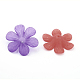 Mixed Color Transparent Frosted Acrylic Flower Beads X-PAF154Y-2