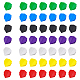 Chgcraft® 70 Stück 7 Farben ABS Dart Flights Großhandel für Dartpfeile mit Stahlspitze und Dartpfeile mit weicher Spitze FIND-CA0006-66-1