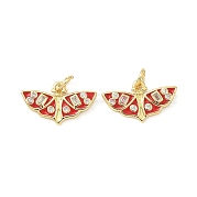 Латунные микро проложить кубического циркония подвески KK-S338-14G