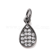 Латунные микро проложить кубического циркония подвески KK-I614-064B