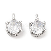 Латунные микро проложить кубического циркония подвески KK-C051-39P-02