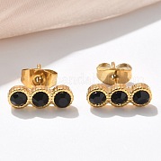 Серьги-гвоздики из нержавеющей стали 304 EJEW-F361-01G