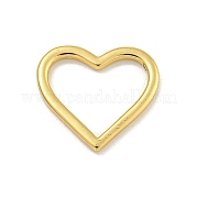 Сердце стойки обшивки латунные подвески KK-C074-14G