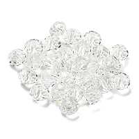 Perle di vetro placcato trasparente&nbsp;GLAA-L046-02H