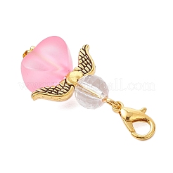 Decoraciones colgantes de acrílico del ángel del corazón&nbsp;HJEW-JM03566-01