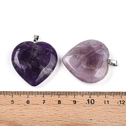 Natürlichen Amethyst Edelsteinanhänger&nbsp;G-S364-006C