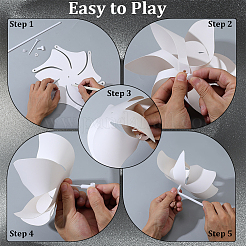 10 Stück DIY-Papier-Windmühle&nbsp;DIY-CP0013-51