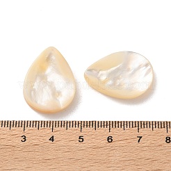 Natürlichen weißen Muschelperlen&nbsp;SSHEL-F305-01B