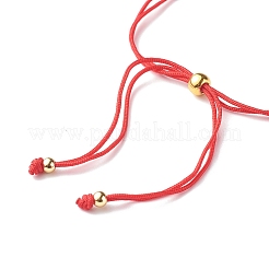 Bracciali regolabili con cursore in filo di nylon&nbsp;BJEW-JB06532-01