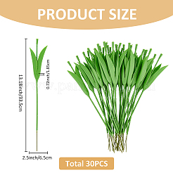 Stelo in filo di tulipano artificiale in plastica e ferro&nbsp;DIY-WH0430-916