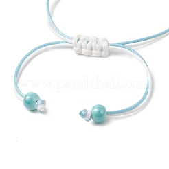 Bracelets de perles tressées en cordon de nylon réglable pour femmes&nbsp;BJEW-JB11409-02