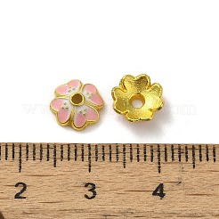 Perles d'émail en alliage bouchons&nbsp;FIND-G074-02D