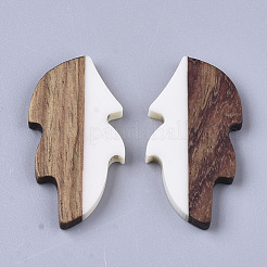 Cabochon in resina e legno&nbsp;X-RESI-Q210-015A-C03