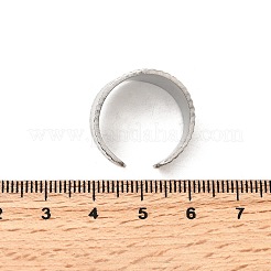 Anneaux de manchette ouverts en acier inoxydable 304&nbsp;RJEW-H261-09P
