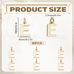 8 breloques en laiton&nbsp;KK-LP0001-85E