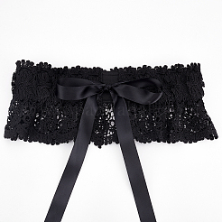Ceintures corset élastiques larges en polyester bowknot&nbsp;AJEW-WH0248-31B