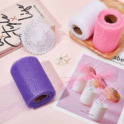 3 Rolle 3 Farben Polyester-Netzgewebe&nbsp;AJEW-FG0004-15