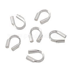 6 Stück 925 Sterling Silber Drahtschutz&nbsp;STER-TA0001-45S