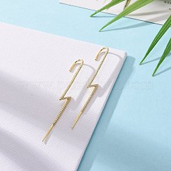 925 orecchini in argento sterling con gancio per crawler&nbsp;EJEW-AA00271-33A-G