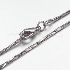 Collane a catena in ottone&nbsp;MAK-F013-08P