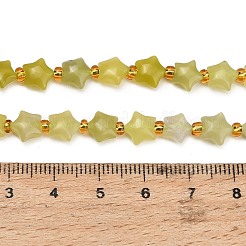 Natürliche Zitronen Jade Perlen Stränge&nbsp;G-Z080-A26-8mm