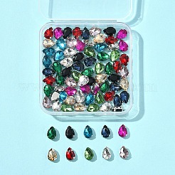 80 Stück 10 Farben Strass aufnähen&nbsp;RGLA-FS0001-17