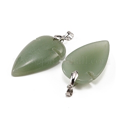 Pendentifs en aventurine vert naturel&nbsp;G-H359-04P-03