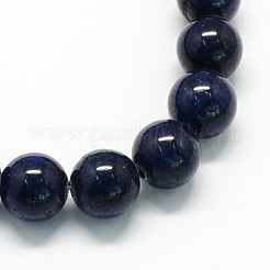 Teints Mashan jade brins de pierres précieuses perles naturelles&nbsp;G-R272-6mm-02