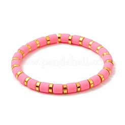 7 Stück 7 Stil Fimo Heishi Surfer Stretch Armbänder Set&nbsp;BJEW-SW00088-05