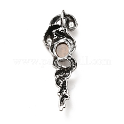 Gros pendentifs en perle d'œil de tigre naturelle&nbsp;G-B033-06AS-13