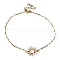 Sonnengliederarmbänder aus Edelstahl 304&nbsp;BJEW-F521-02G