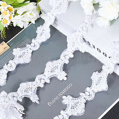 Ruban de dentelle à fleurs en polyester de 3 mètre&nbsp;OCOR-WH20001-20B