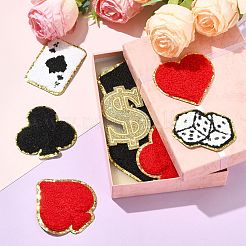 11 Stück 11 Stile computergesteuerte Stickerei Stoff Patches zum Aufbügeln/Aufnähen&nbsp;PATC-CJ0001-09