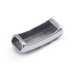 Retro 304 Edelstahl Schieber Charms/Schiebeperlen&nbsp;STAS-L243-005AS