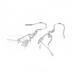 925 accessorio per orecchino in argento sterling rodiato&nbsp;STER-F048-45P