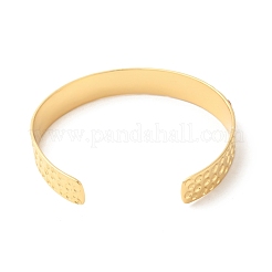 Bracciale aperto con zirconi cubici color pomodoro&nbsp;BJEW-G652-02G