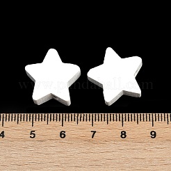 Sprühlackierte Holzperlen&nbsp;WOOD-F017-01A