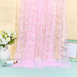 Polyestergewebe mit Blumenmuster&nbsp;DIY-WH0591-147B