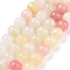 Natürliche bunte grüne Jade Perlenstränge&nbsp;X-G-G757-01-12mm