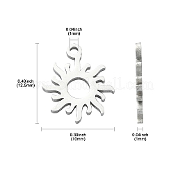 Anhänger aus 304 Edelstahl&nbsp;STAS-CJC0008-17P