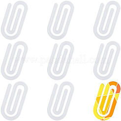 10 Stück Sublimations-Thermo-Acryl-Büroklammern&nbsp;AJEW-CP0006-83C