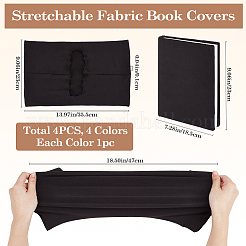 Copertine di libri in tessuto elastico&nbsp;AJEW-CP0008-68C