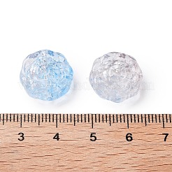 Pulvériser perles de verre transparentes peintes&nbsp;GLAA-D038-01F
