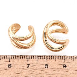 Messing Manschette Ohrringe&nbsp;EJEW-T047-59G