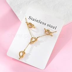 Schmuckset aus Edelstahl 304&nbsp;SJEW-V001-01G