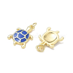 Pendentifs d'émail en laiton &nbsp;KK-CBA6305-09G