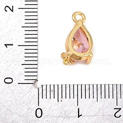 Ottone micro spianare fascino zirconi&nbsp;KK-D265-01A-G